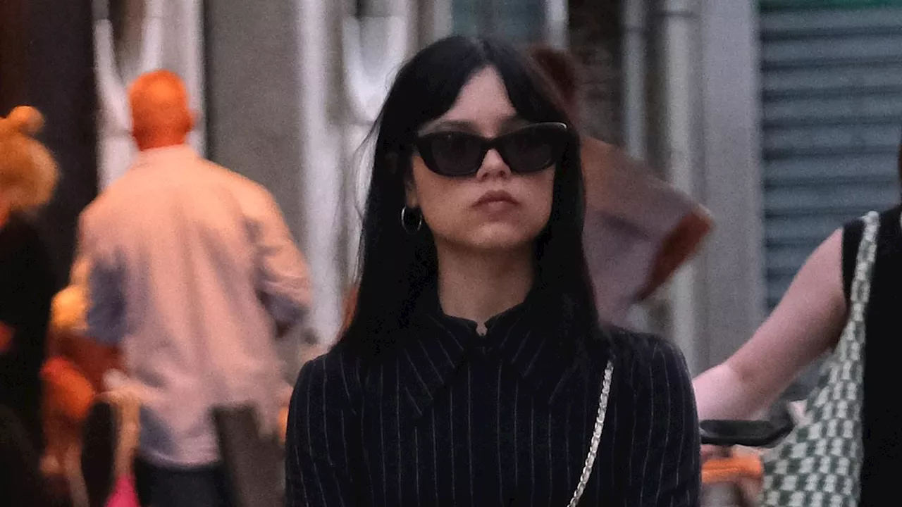 Jenna Ortega goes sightseeing in Venice ahead of her movie Beetlejuice Beetlejuice opening the film...