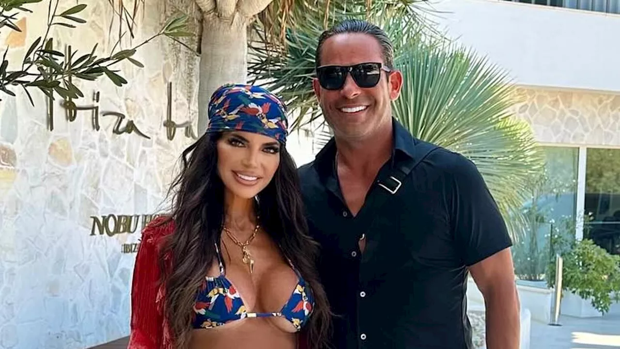 Teresa Giudice puts on busty display in string bikini with husband Luis Ruelas during sun-soaked...