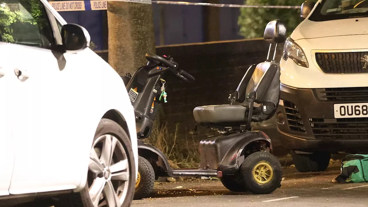 Man in mobility scooter in his 30s stabbed to death in a London street