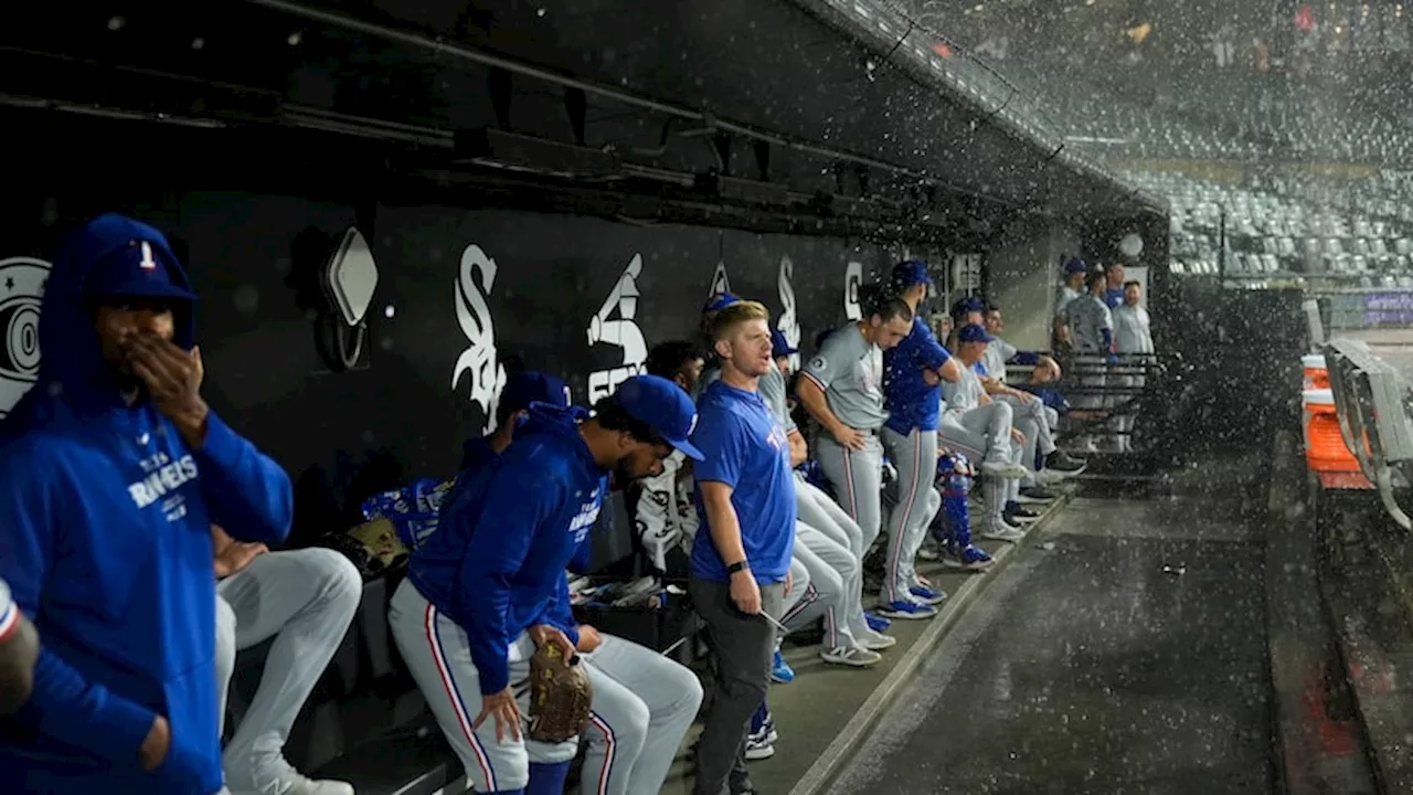 Tuesday’s Rangers-White Sox game becomes shortest suspended game in MLB history