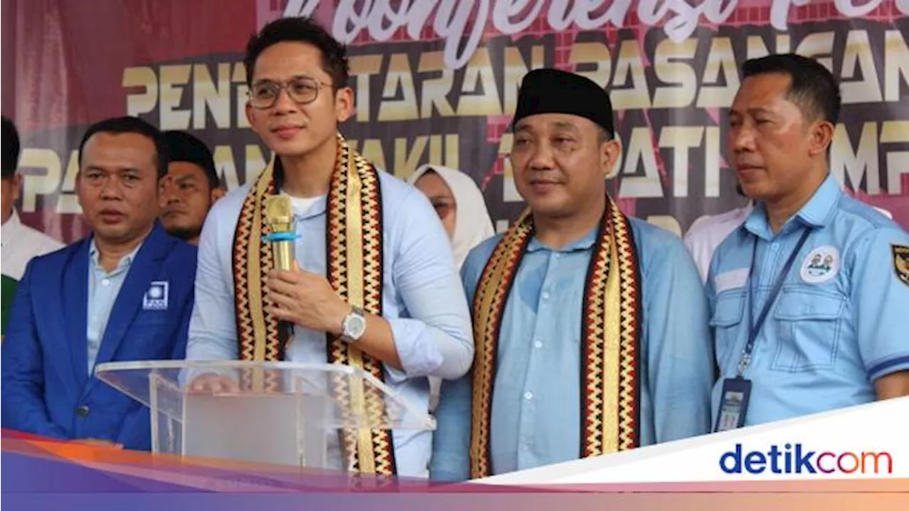 Daftar ke KPU Lampung Selatan, Egi-Syaiful Sampaikan Pesan Zulhas