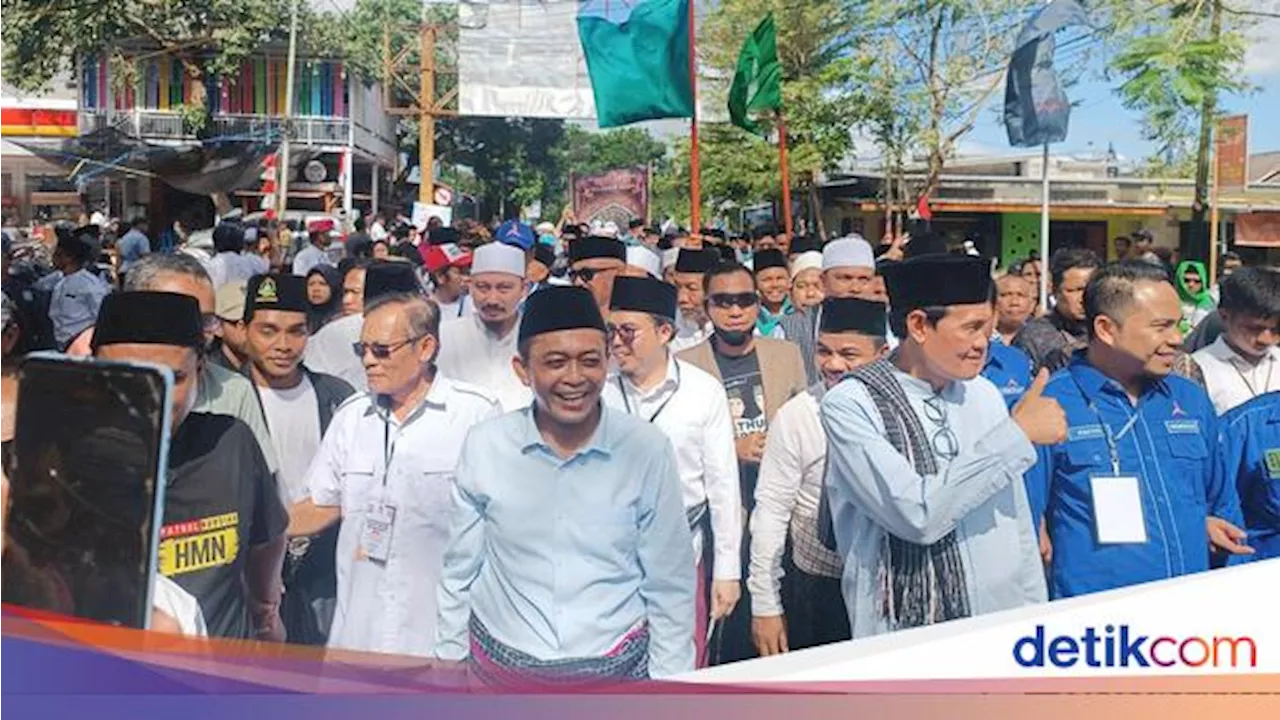 Ketum PBNW Dampingi Pathul-Nursiah Daftar Pilbup ke KPU Lombok Tengah