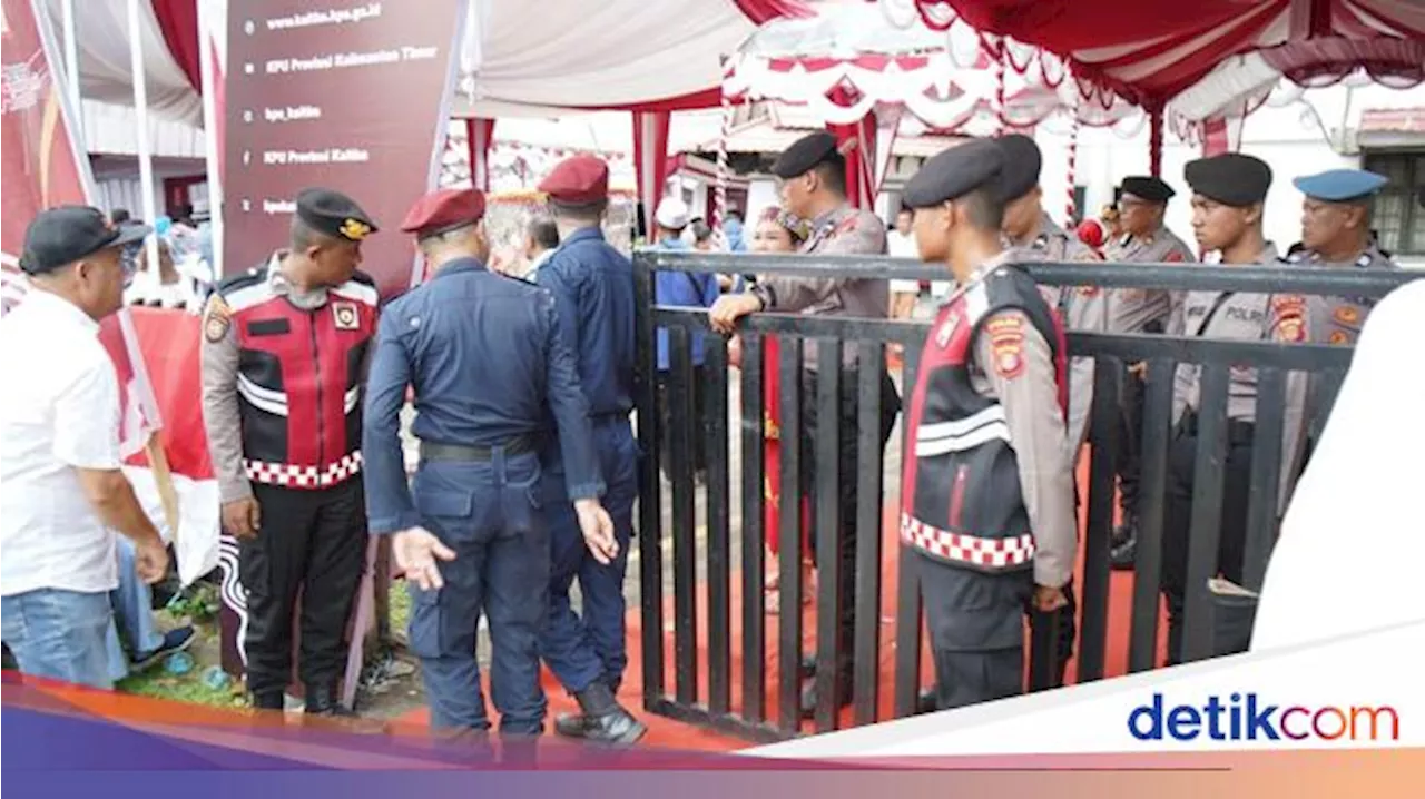 Polda Kerahkan Personel Amankan Pendaftaran Paslon Pilgub Kaltim di KPU