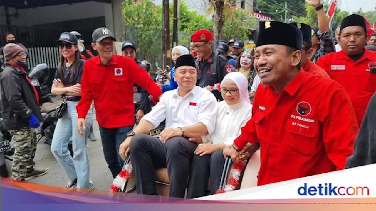 Sapu Bersih Dukungan, Eri-Armuji Lawan Kotak Kosong di Pilwali Surabaya