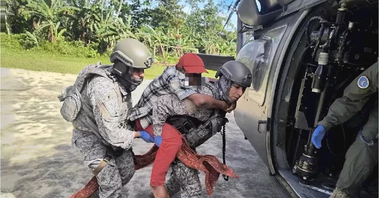 El “Ángel” de la Fuerza Aérea Colombiana que rescató a un anciano indígena en Frontino