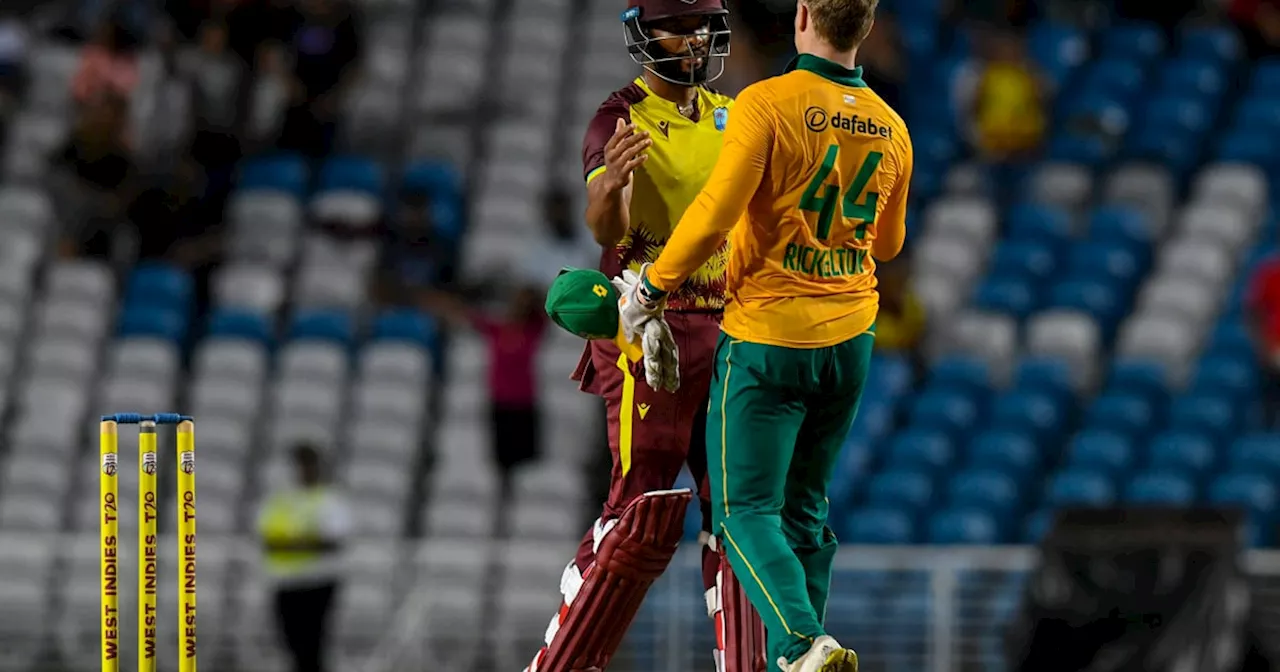 West Indies romp to T20 series sweep over Proteas