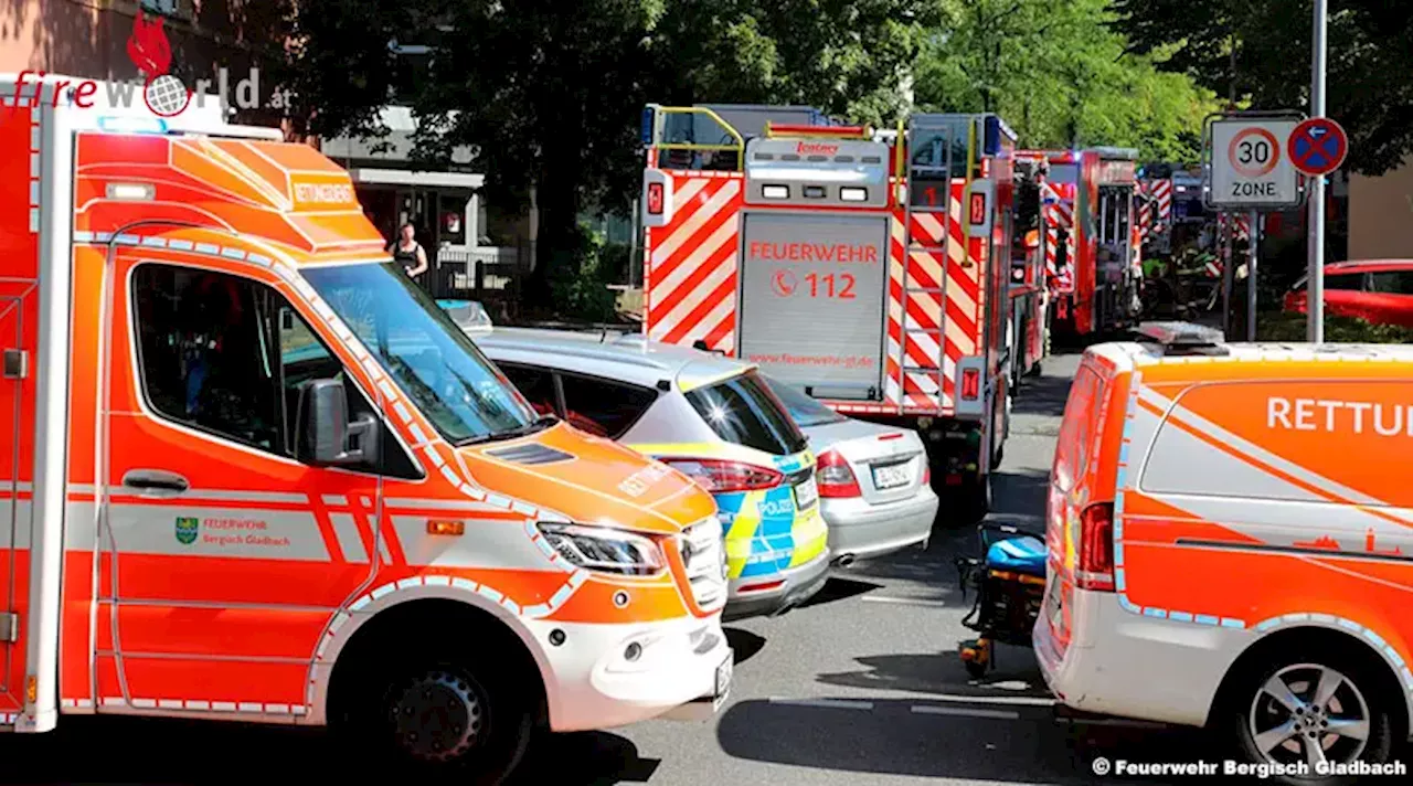 D: Gefahrstoffaustritt in Schule sorgt für Großeinsatz