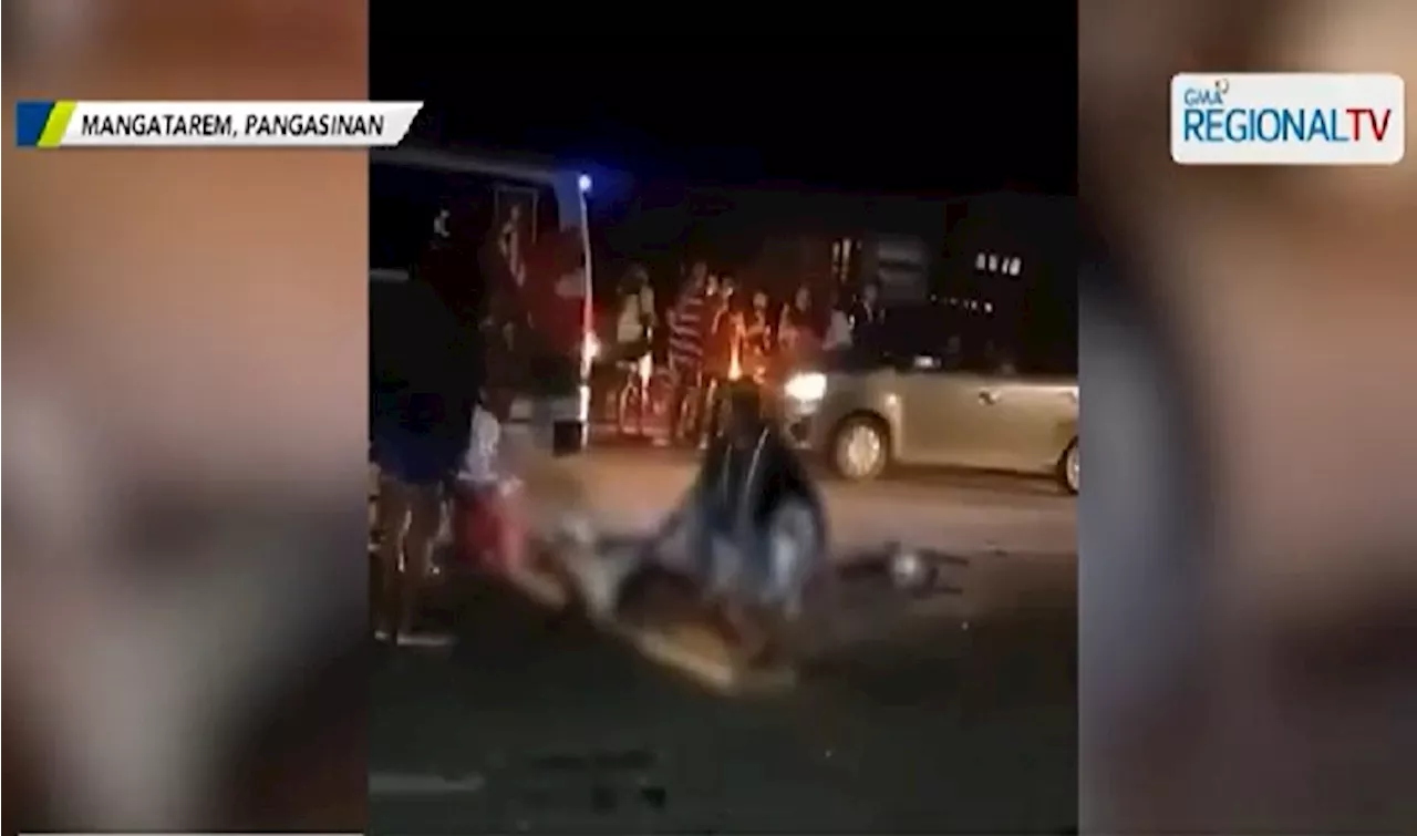 2, patay sa salpukan ng motorsiklo at tricycle sa Mangatarem, Pangasinan