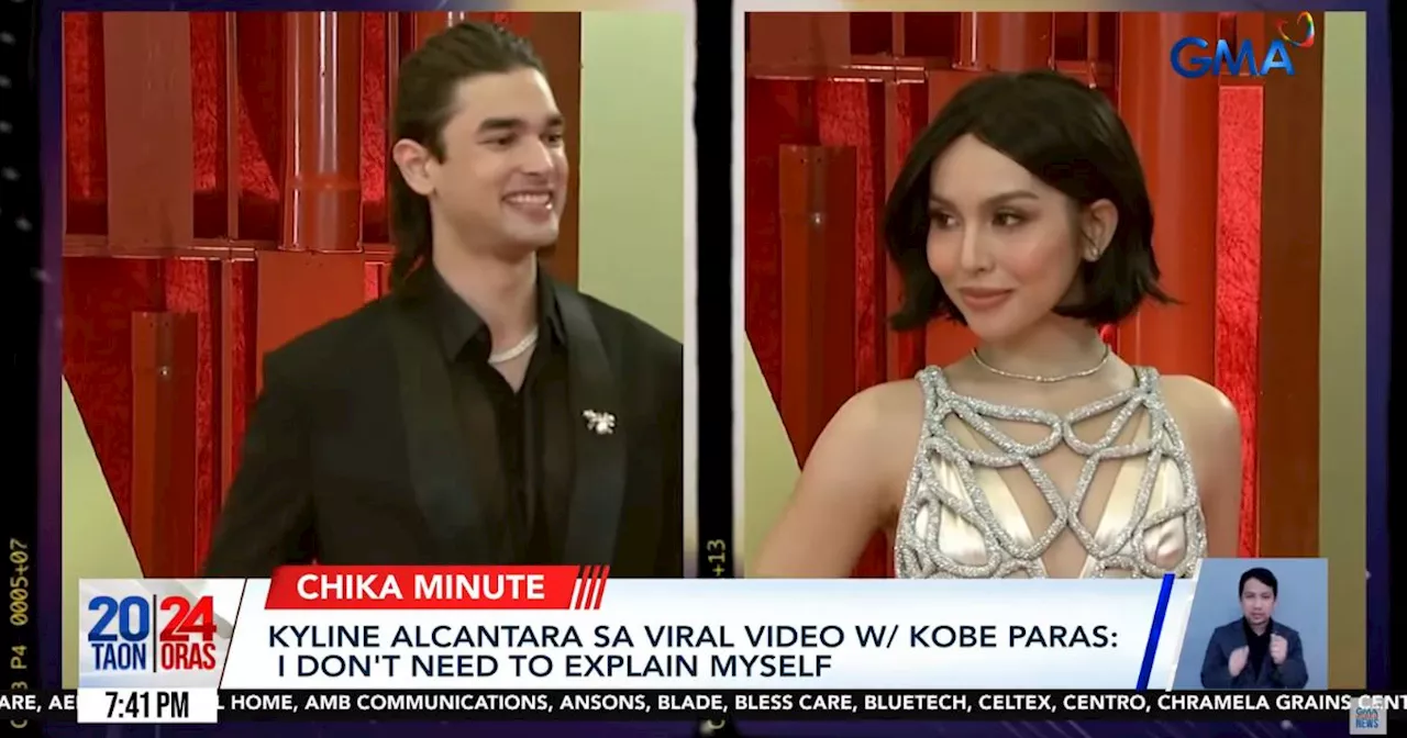 Kyline Alcantara on viral video with Kobe Paras: 'I don't owe the public any explanation'