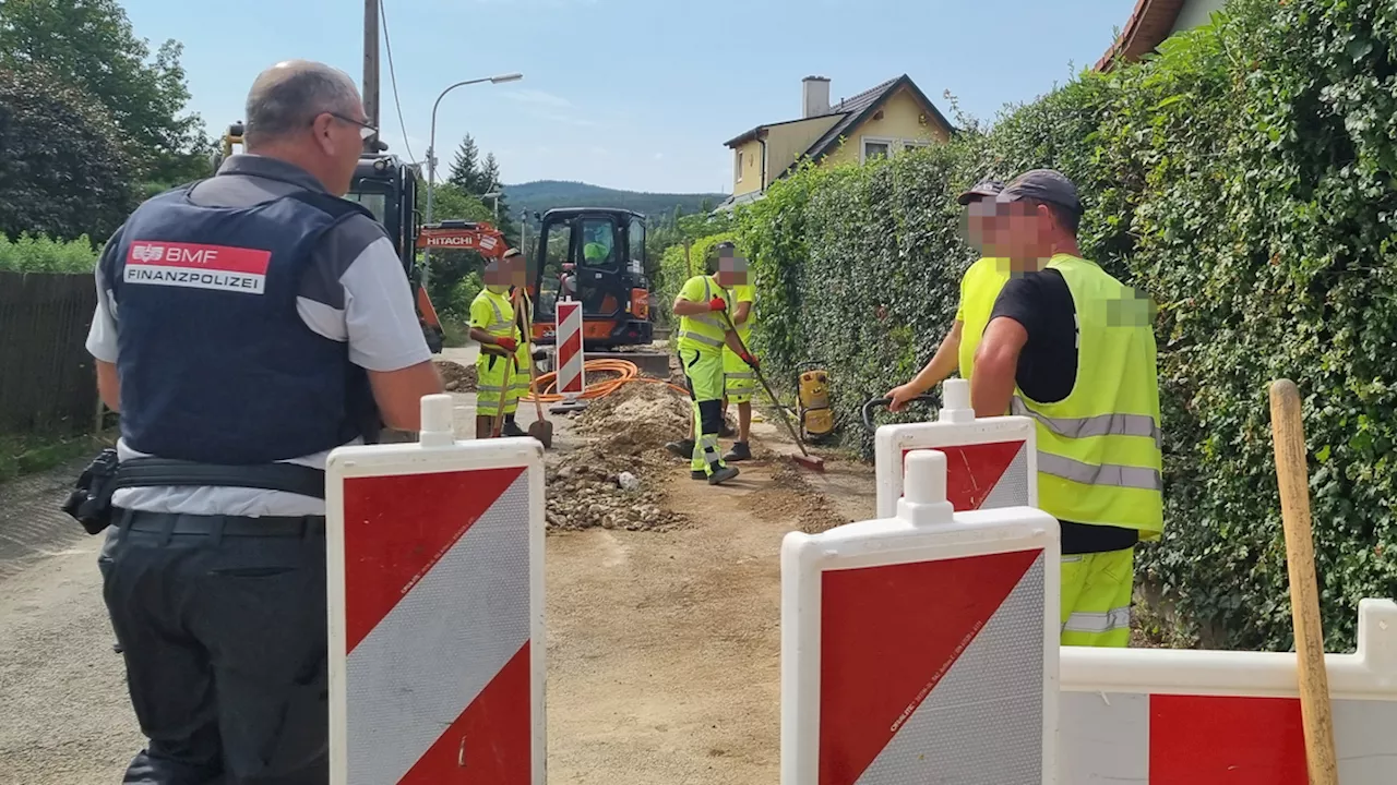 Sozialdumping, illegale Arbeit - Finanzpolizei deckt Breitband-Betrügereien auf