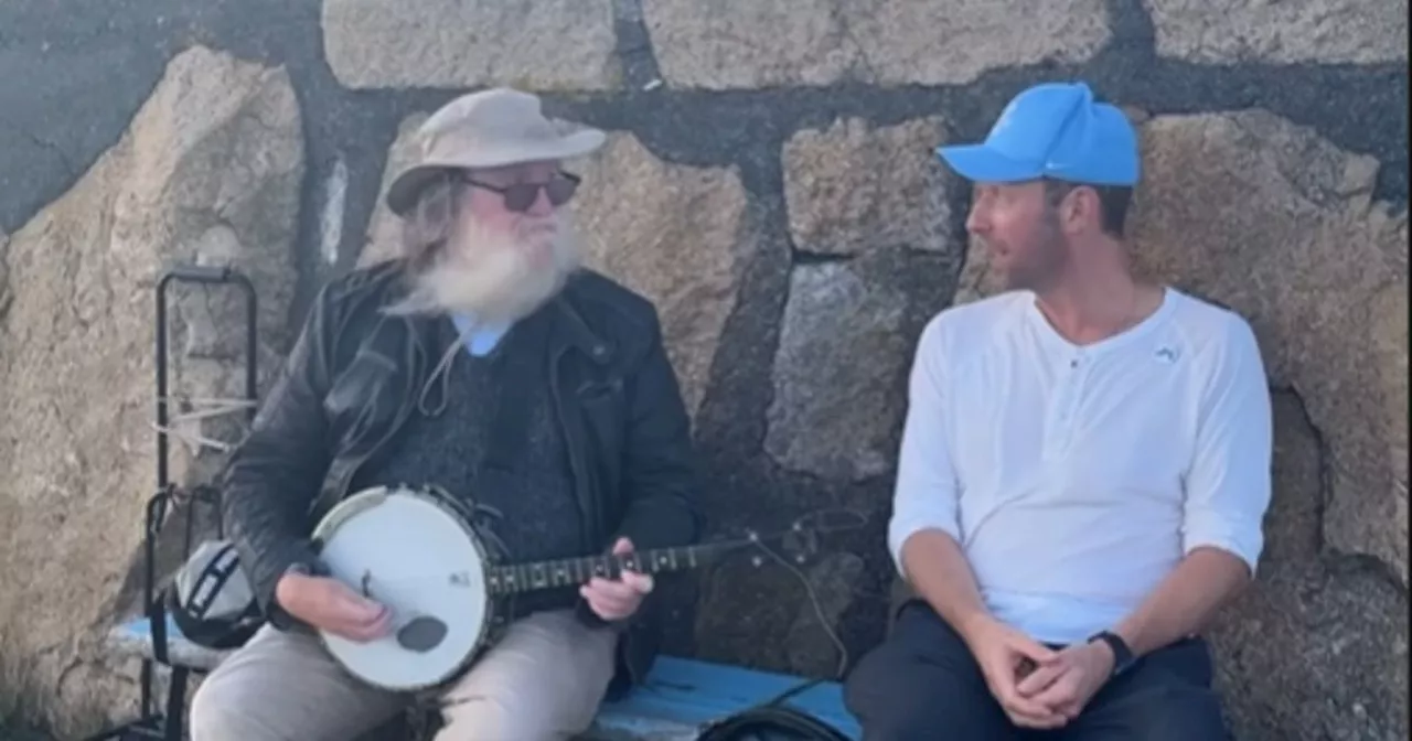 Chris Martin chats to locals in Dublin ahead of Coldplay's four Croke Park gigs