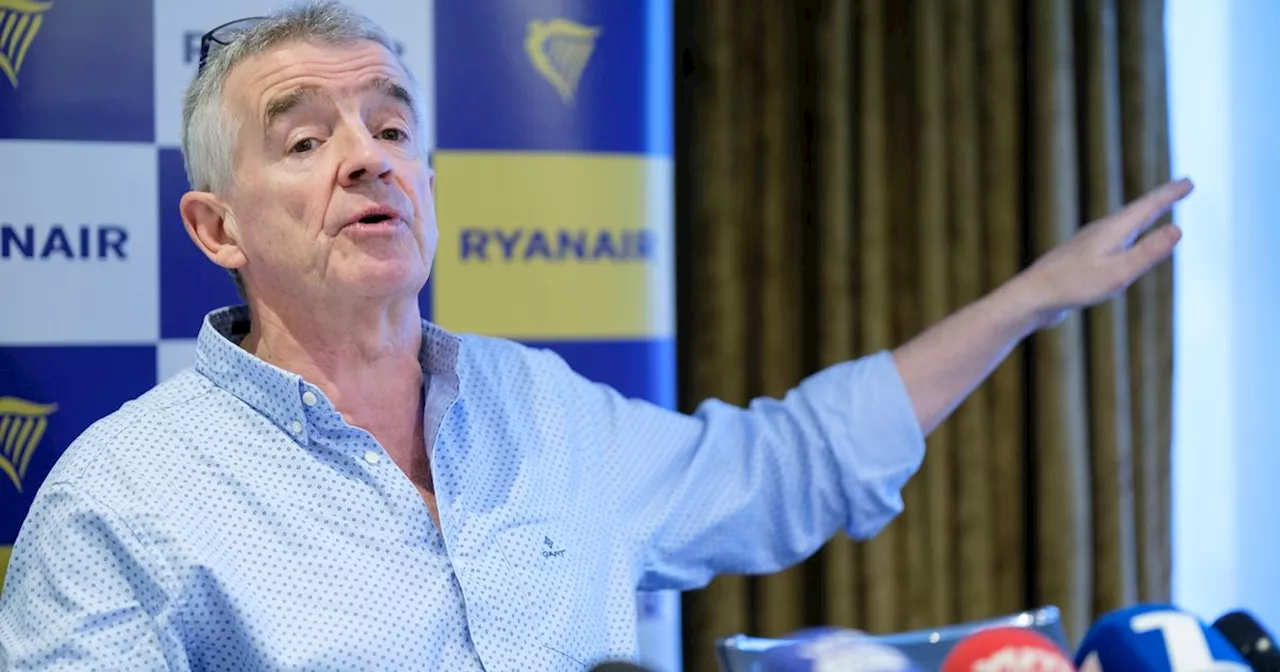 Ryanair boss calls for two-drink limit for passengers at airport bars