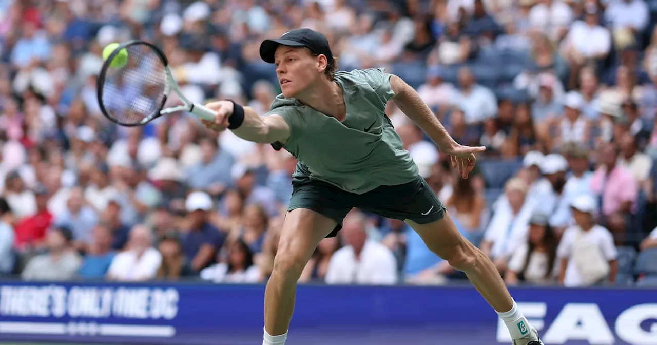 Jannik Sinner recovers to progress at US Open in first match since avoiding ban