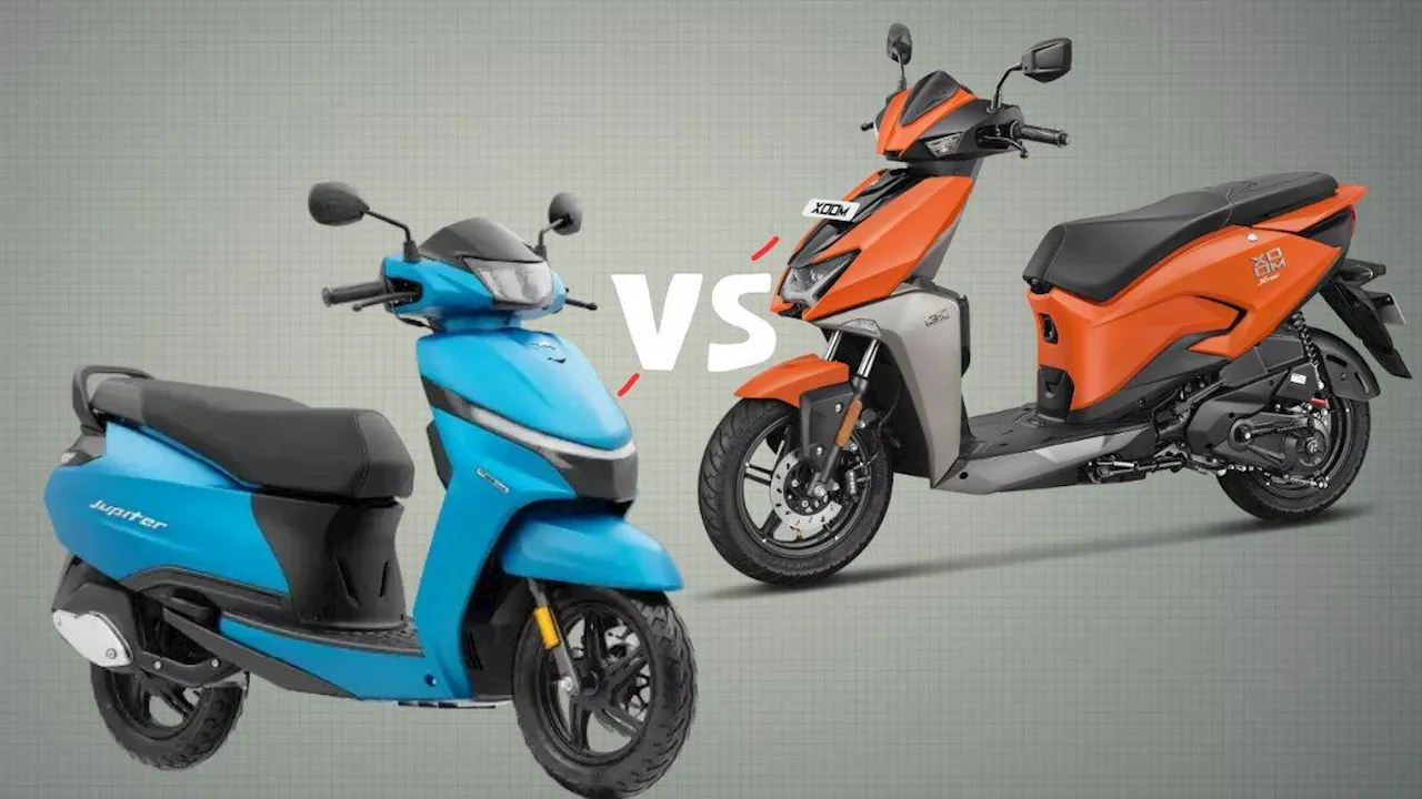 TVS Jupiter 110 vs Hero Xoom 110: कीमत, स्पेसिपिकेशन और फीचर्स के मामले में कौन बेहतर? खरीदने से पहले पढ़ें