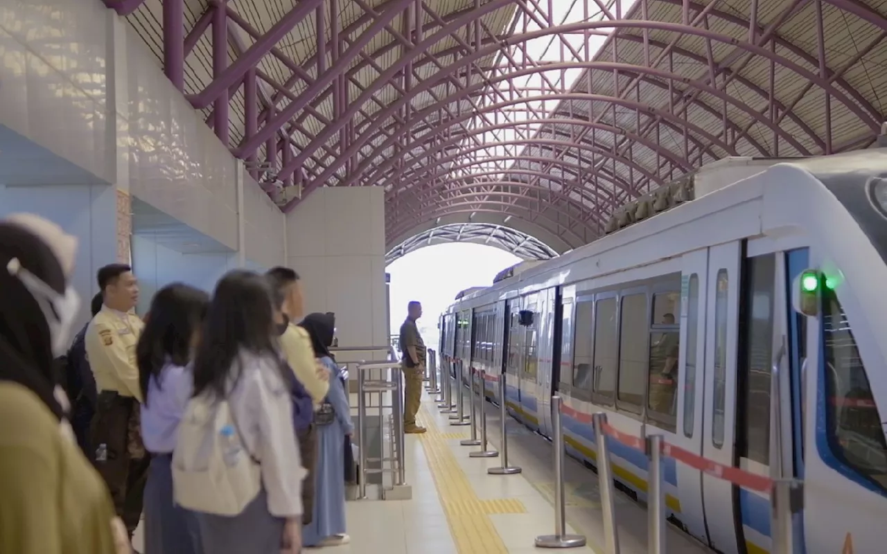 LRT Sumsel Tambah 8 Perjalanan Saat Festival Perahu Bidar