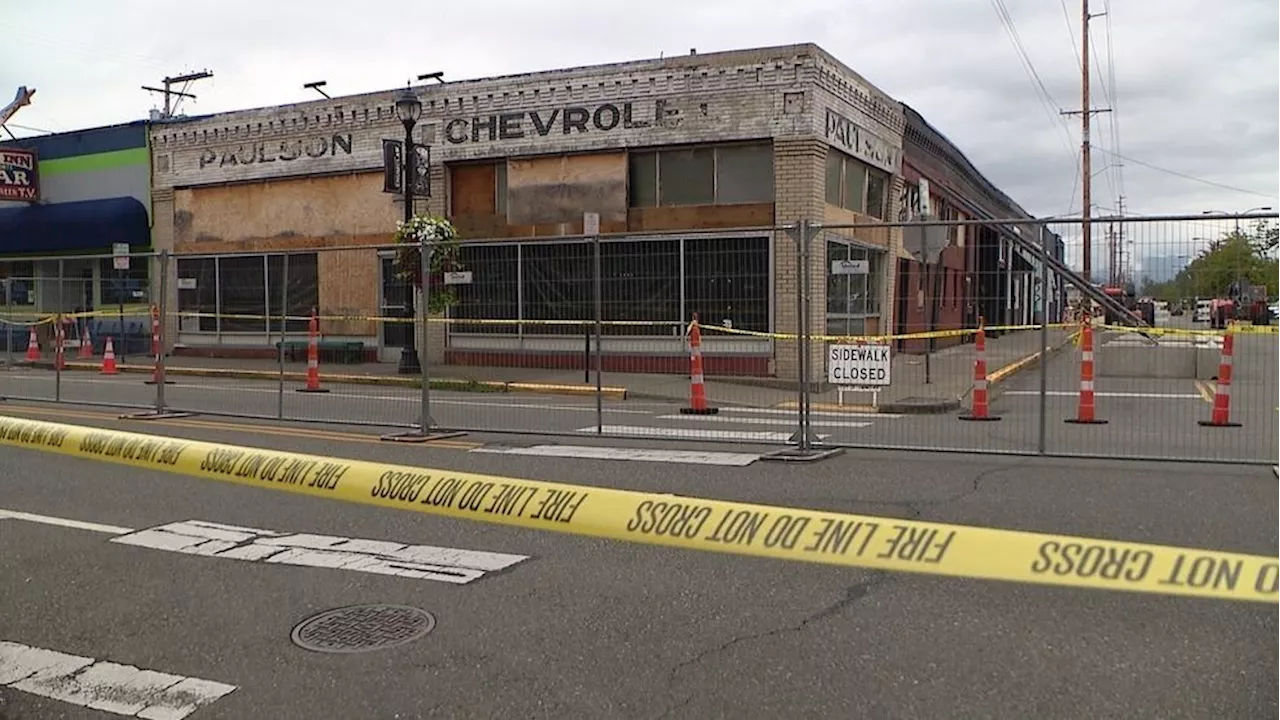 Community bids farewell to century-old Enumclaw building as demolition looms