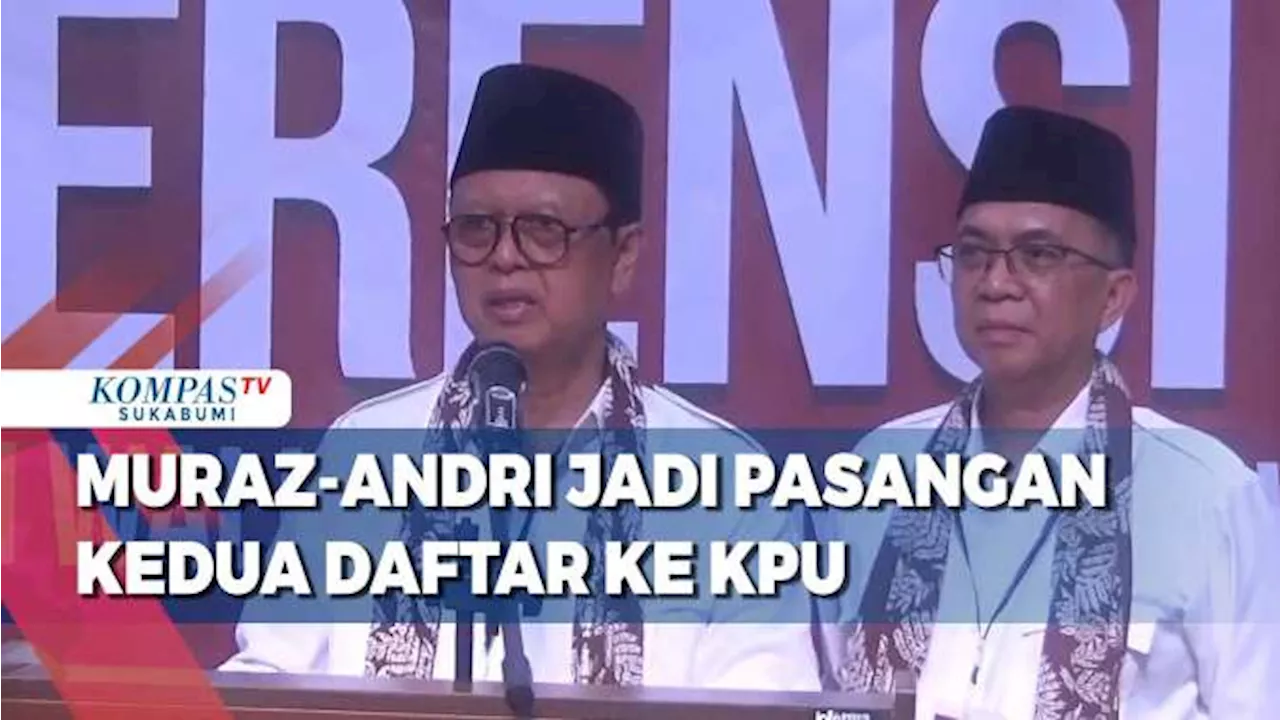 Pasangan Muraz-Andri Jadi Pendaftar Kedua Ke KPU Kota Sukabumi