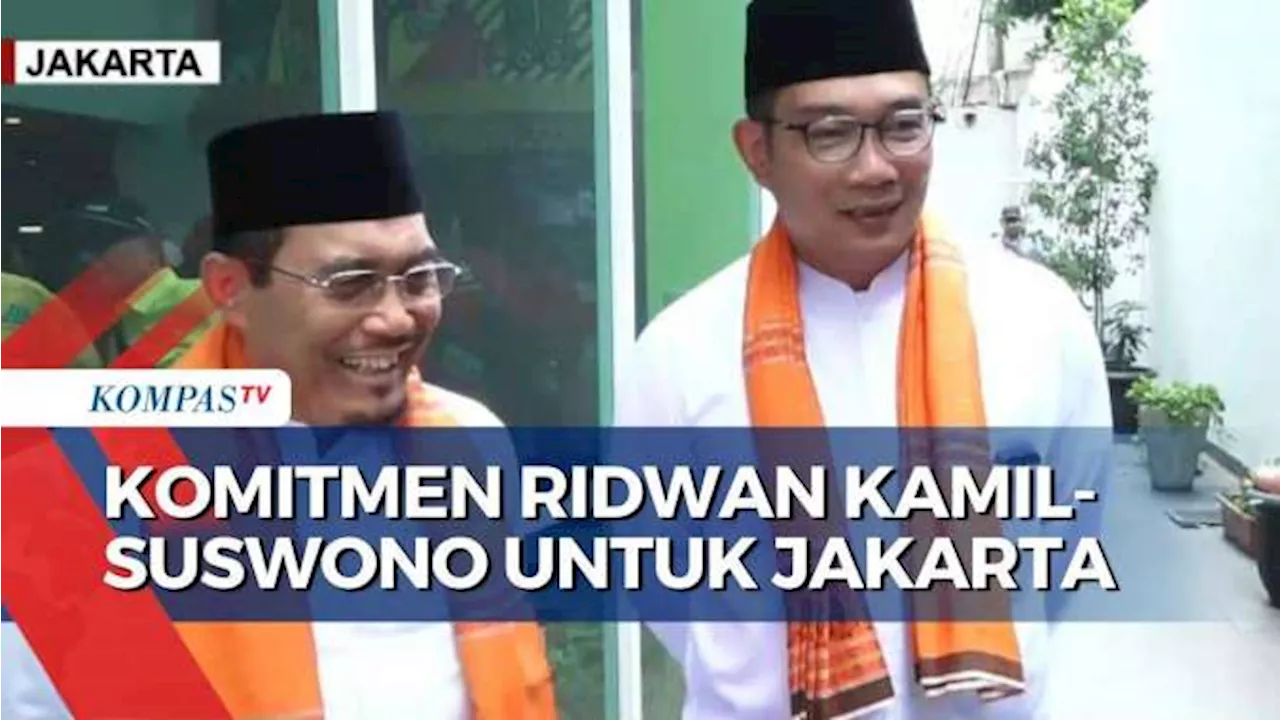 Pasangan Rido Alias Ridwan Kamil-Suswono Bawa Visi 'Jakarta Maju Sebagai Kota Global'