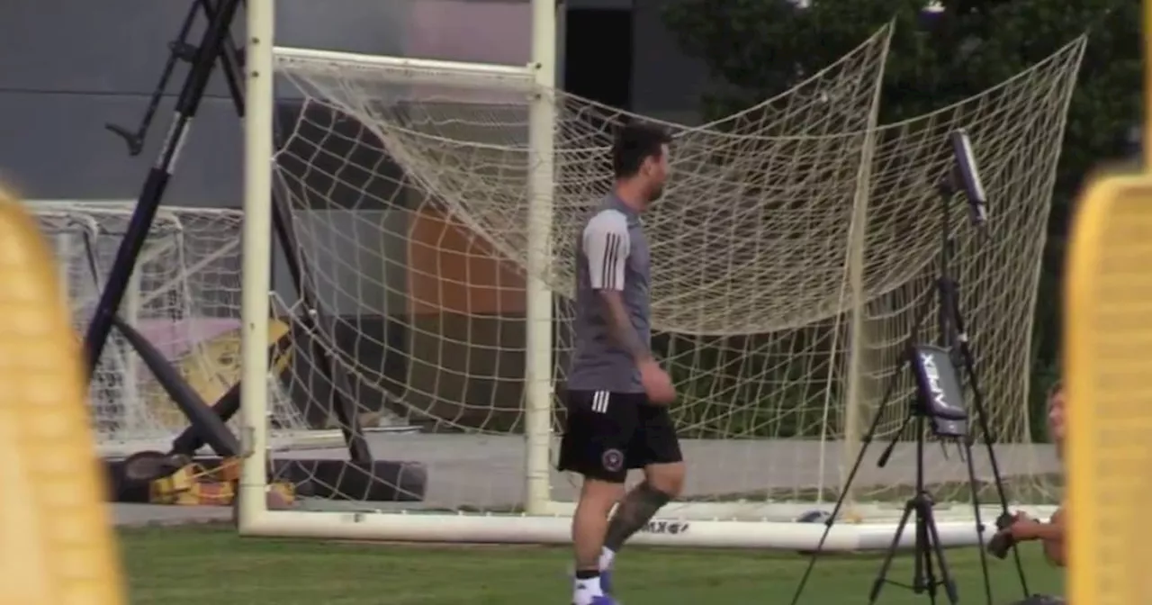 Messi volvió entrenarse con sus compañeros del Inter Miami y se acerca el regreso