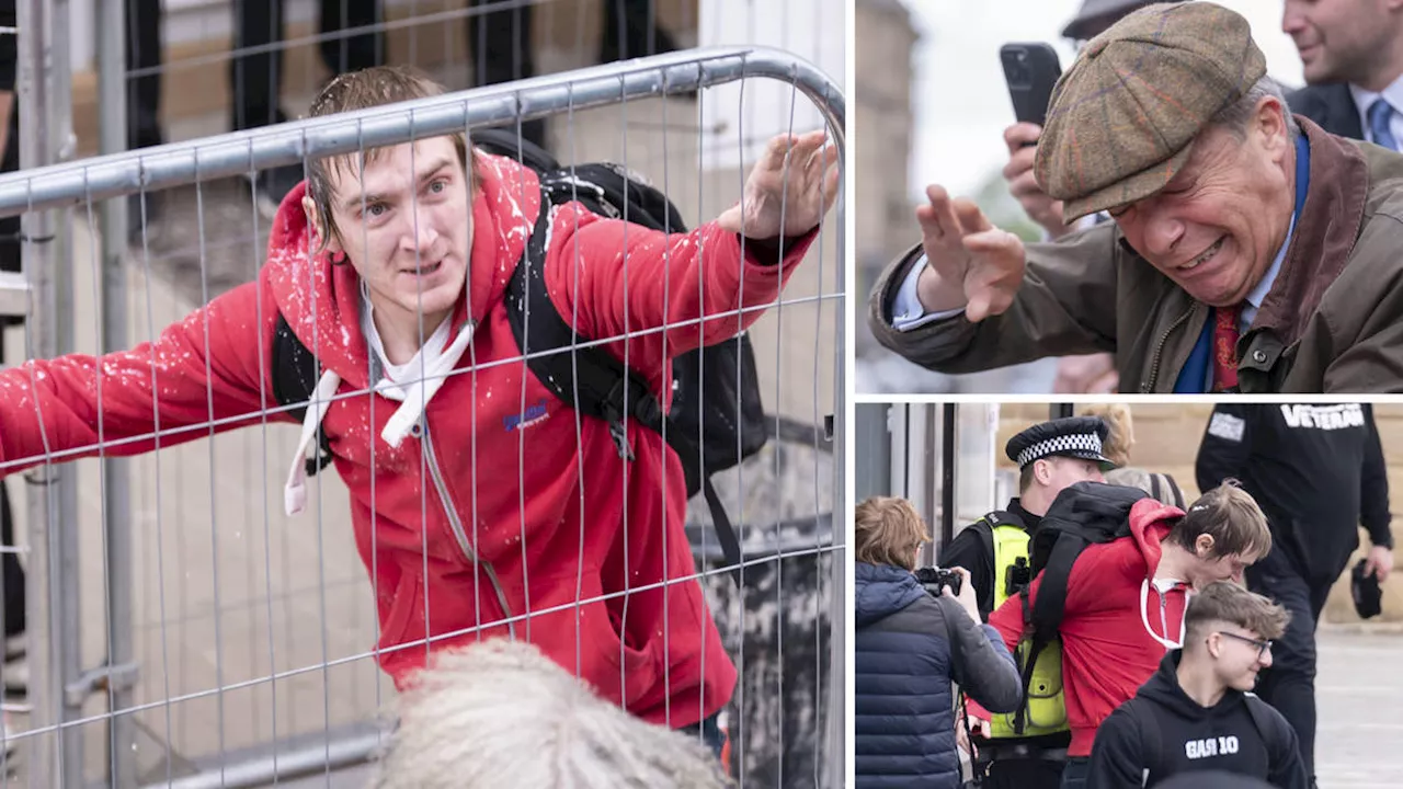 Man who threw coffee cup at Nigel Farage during election campaign handed suspended sentence