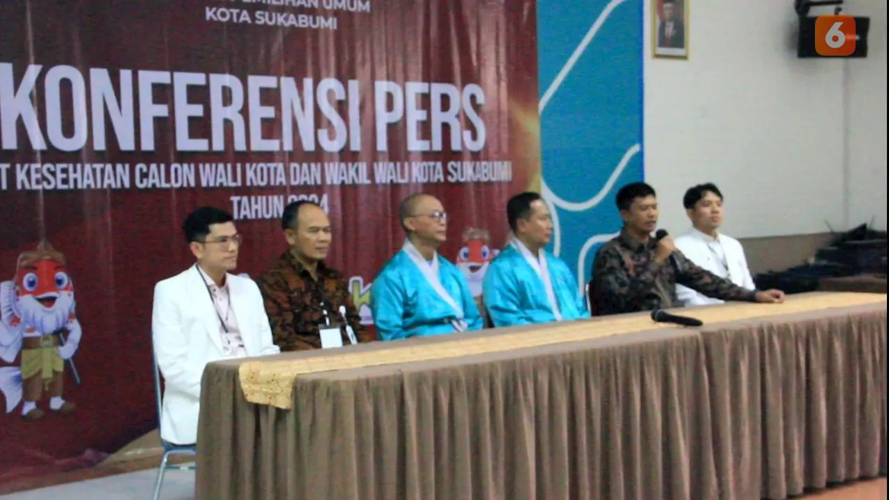 KPU Kota Sukabumi Gelar Pemeriksaan Kesehatan Paslon Wali Kota dan Wakil Wali Kota