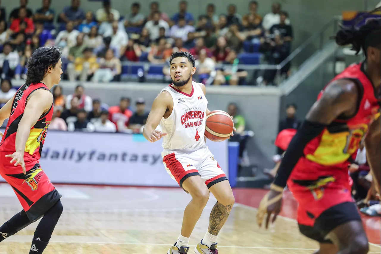 RJ Abarrientos shakes off jitters vs powerhouse SMB