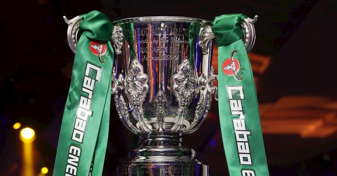 Carabao Cup third round draw time and rules for Man City and Man United