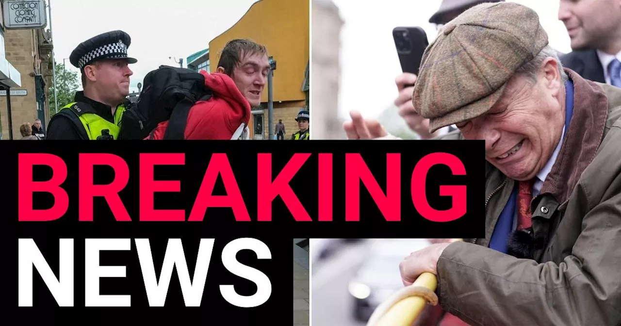 Man who threw coffee cup at Nigel Farage avoids jail