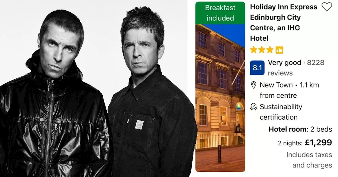 Oasis reunion tour sees hotels cancel rooms and hike prices across UK