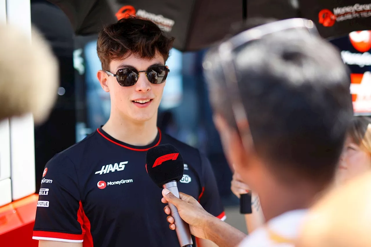 Why it isn't only speed that enthuses Haas about Bearman