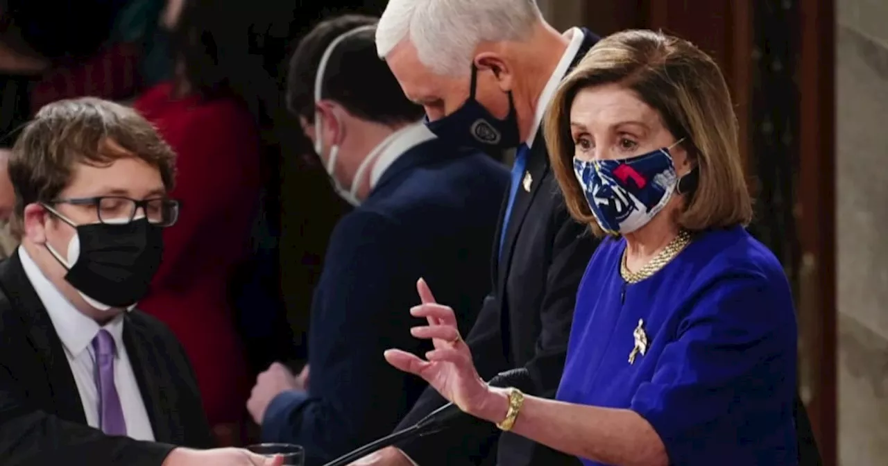 Newly released video shows former Speaker Pelosi's reaction to January 6