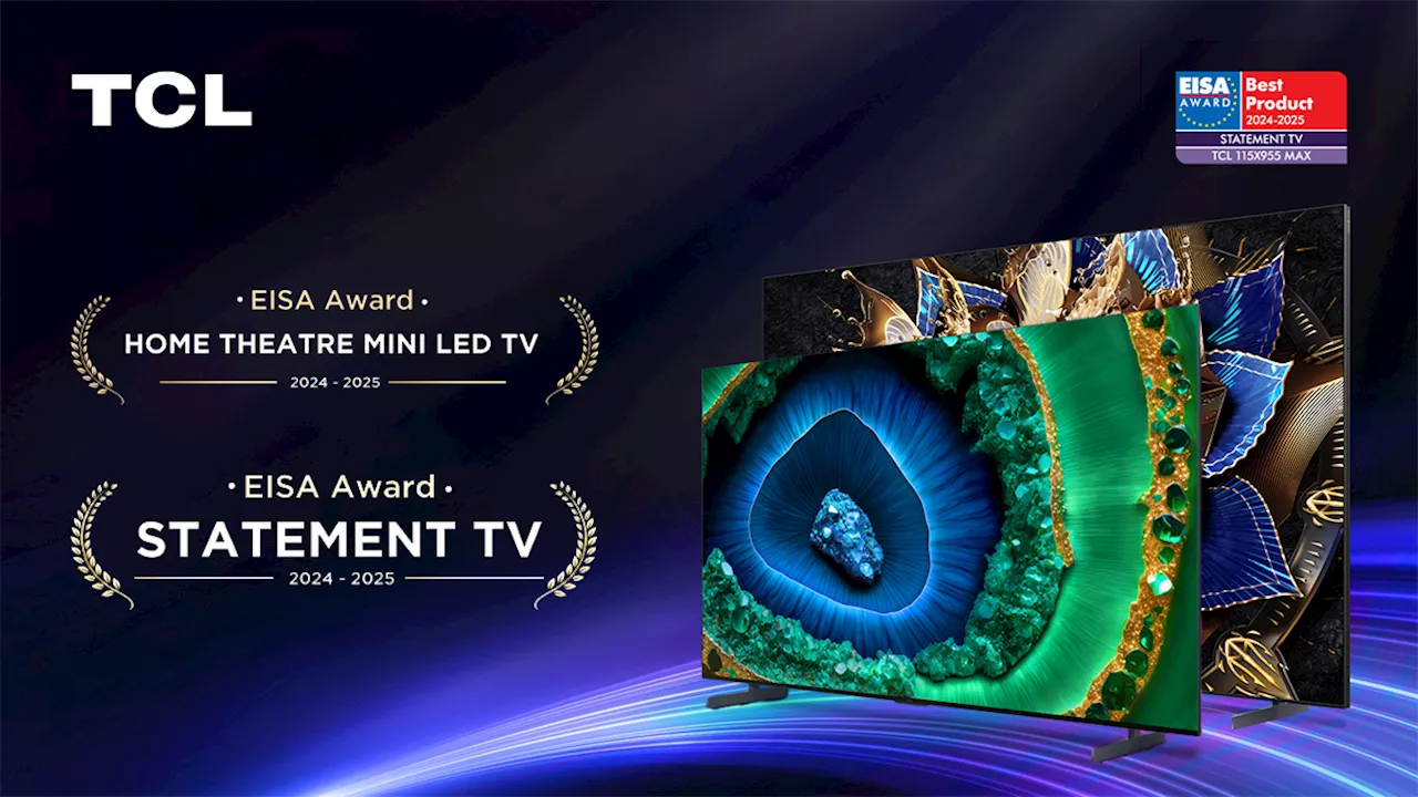 Outstanding accolades solidify TCL’s position at the forefront of innovative display technology.