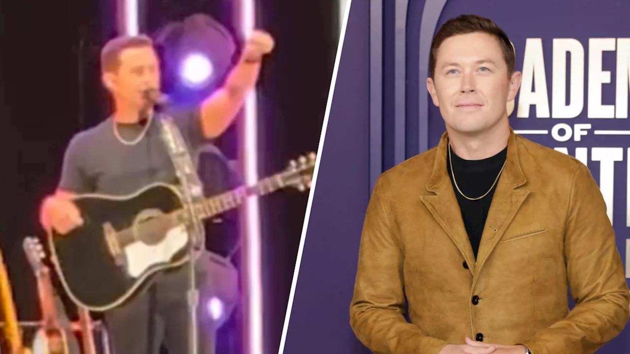 Singer Scotty McCreery stops show after seeing man hit woman in the crowd