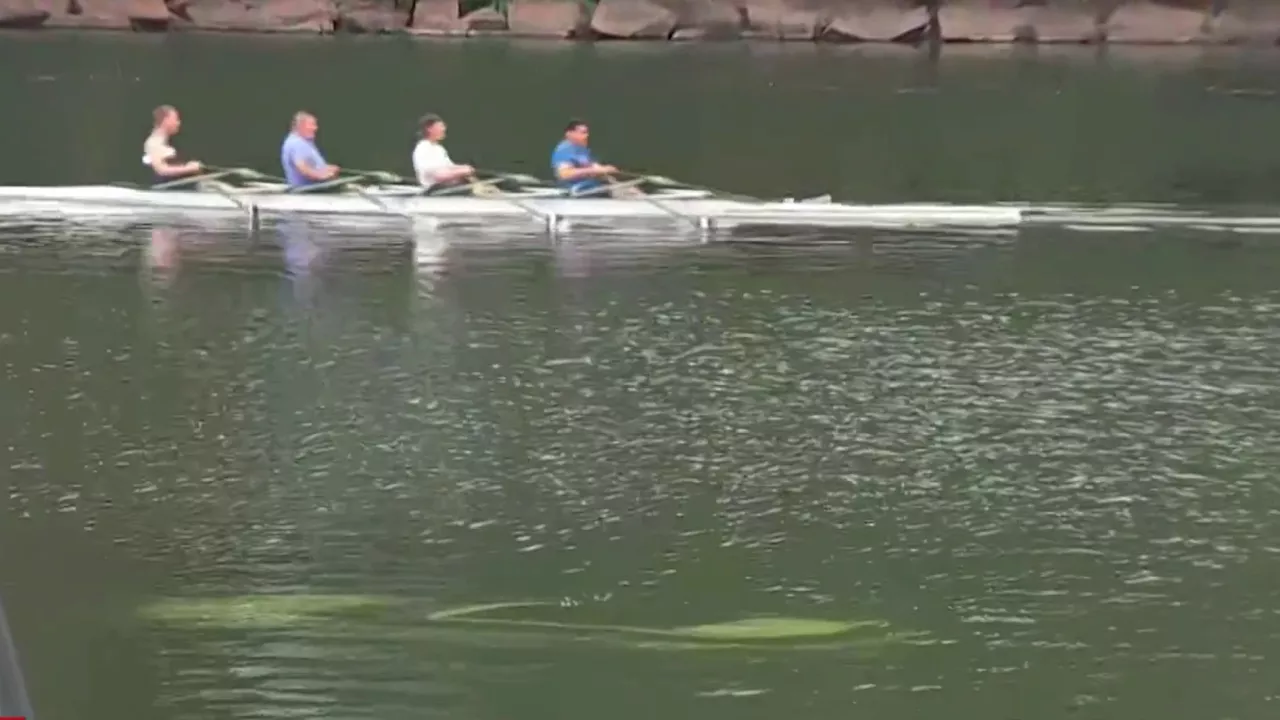 Crews work to pull vehicle from waters of Schuylkill River in Fairmount Park