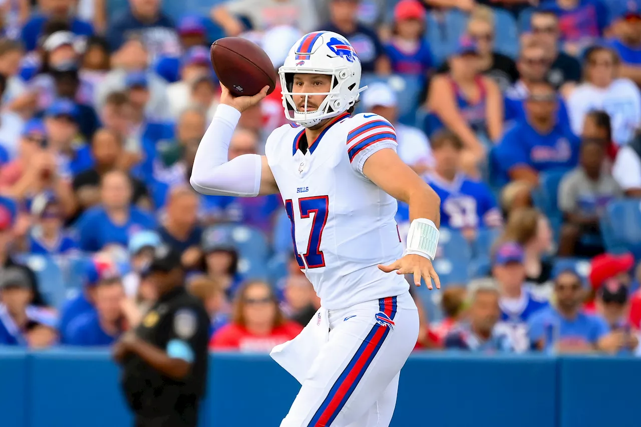 Bills' Josh Allen Has Hilarious Reaction to Being Voted Most Overrated QB in NFL