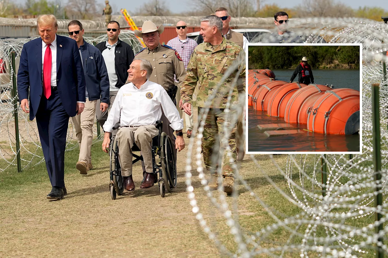 Greg Abbott To Expand Barriers Along Texas Border