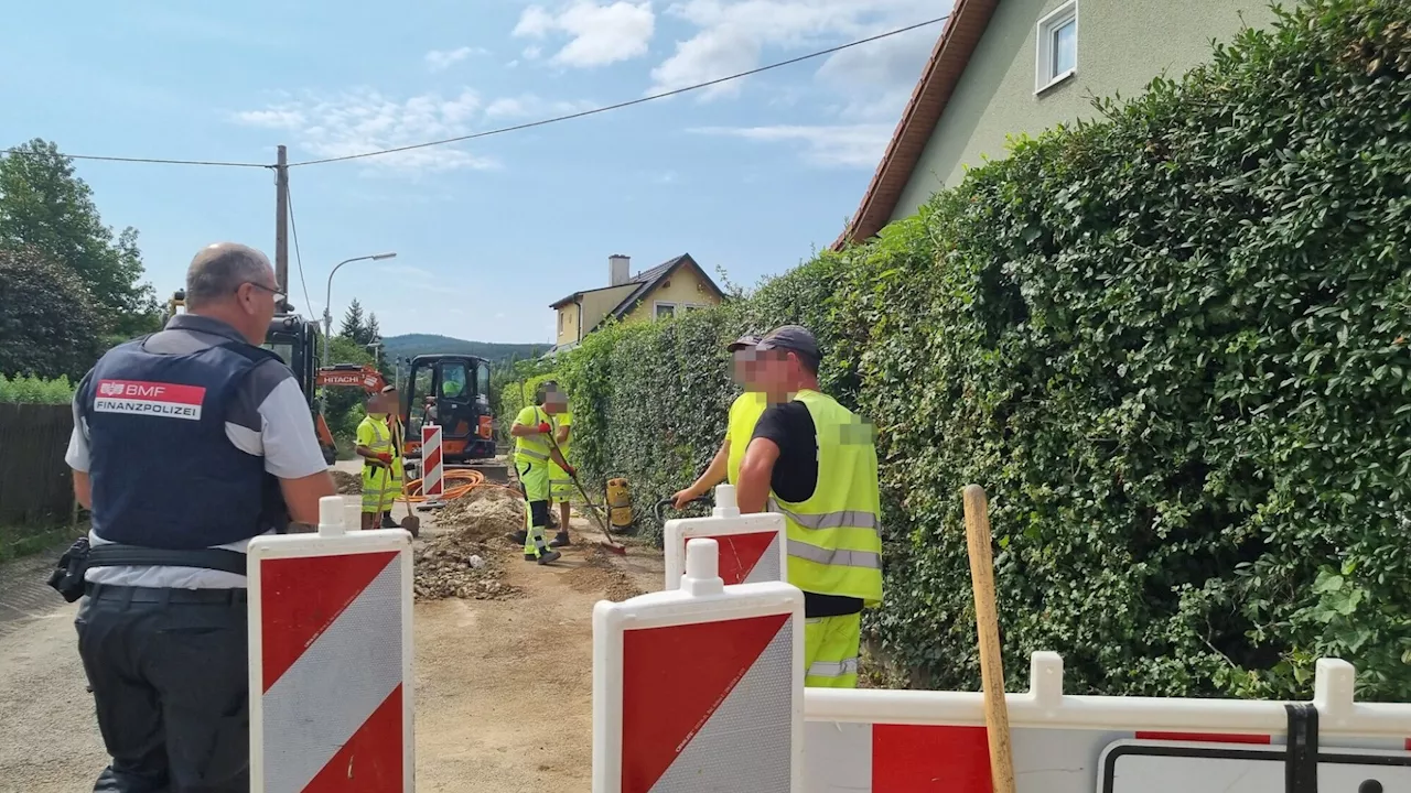 Finanzpolizei deckt illegale Praktiken beim Glasfaser-Ausbau in NÖ auf