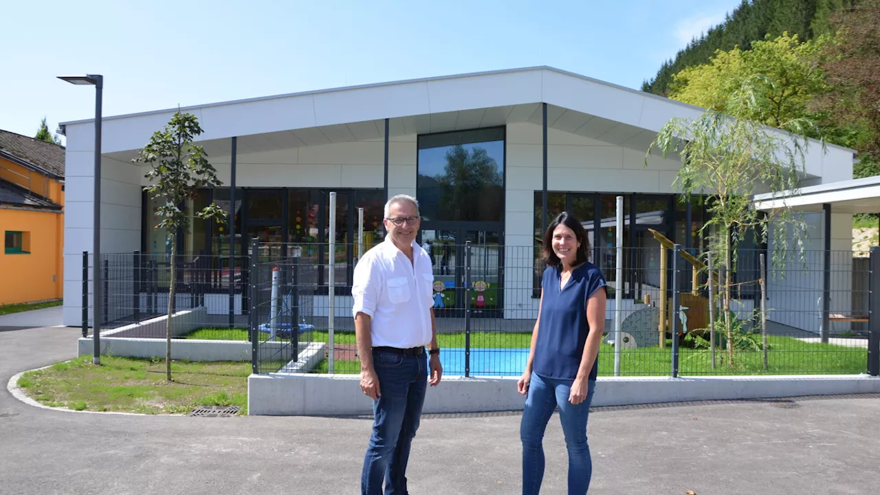 Lunzer Kindergarten: Erste Einblicke in die neuen Räume