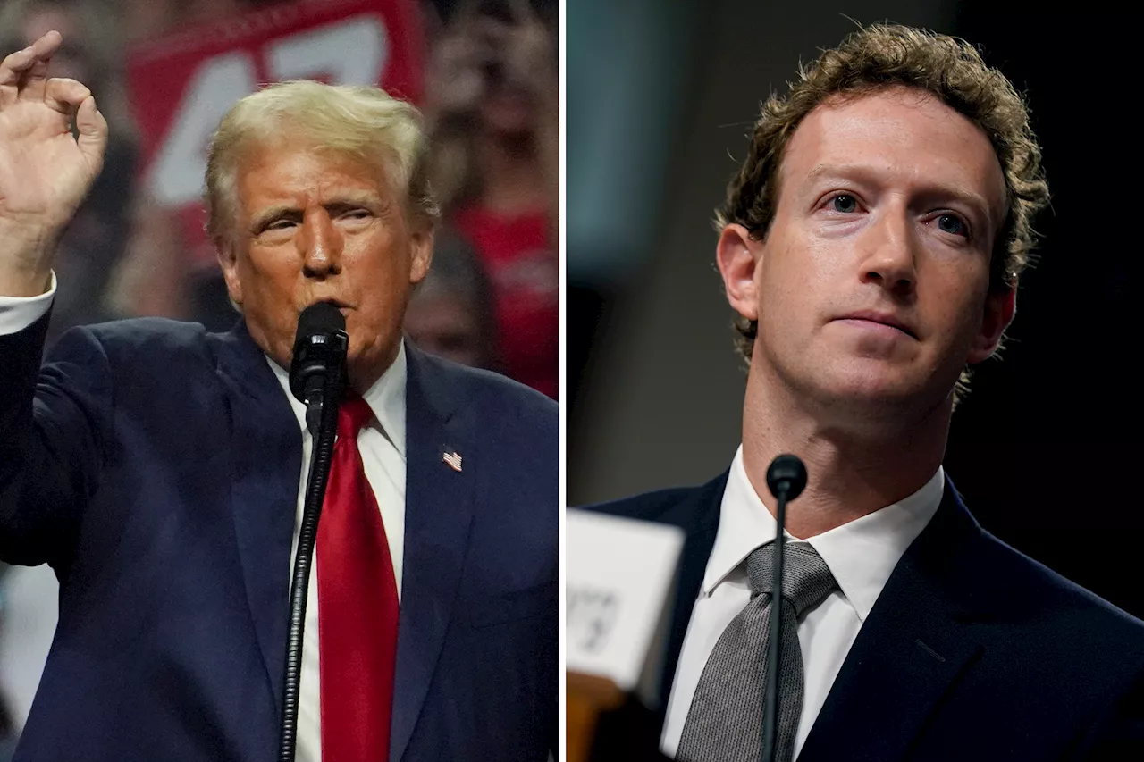 Donald Trump warns Mark Zuckerberg could 'spend the rest of his life in prison'