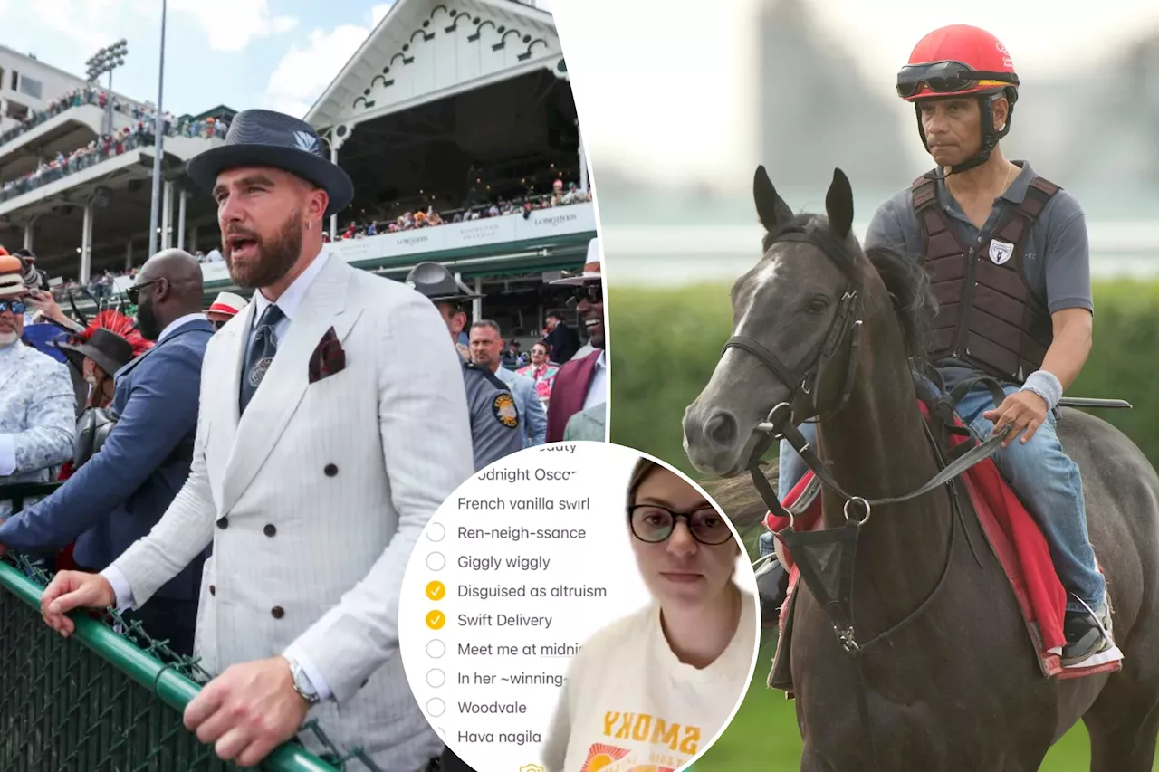 How Travis Kelce came to own Swift Delivery, a racehorse named after Taylor Swift