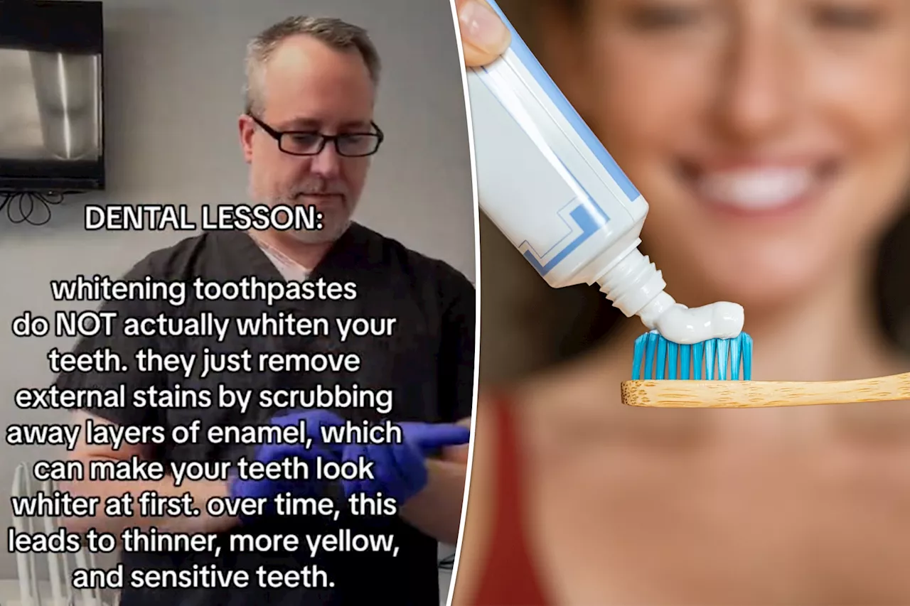 I'm a dentist — here's the scary reason you should never use whitening toothpaste