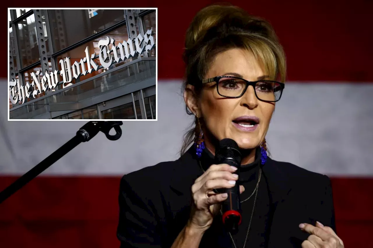 Sarah Palin scores victory with new trial in NY Times defamation case