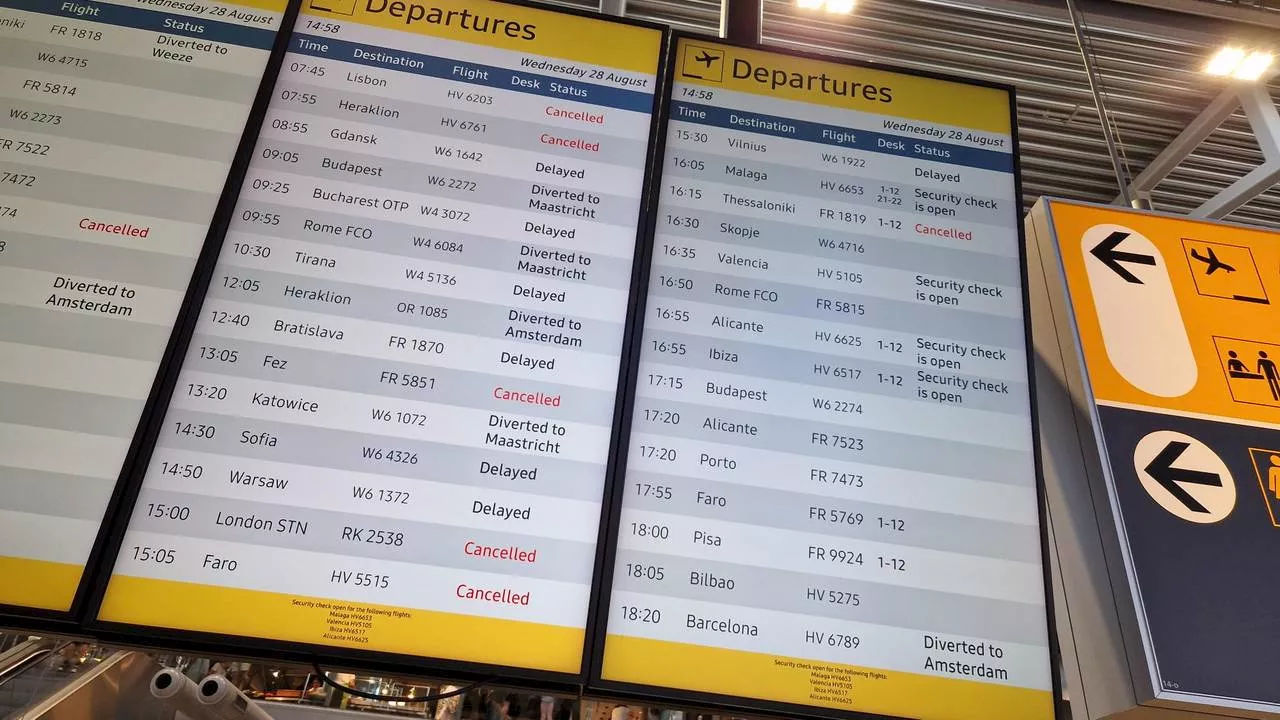 Eerste vluchten Eindhoven Airport ingepland na storing