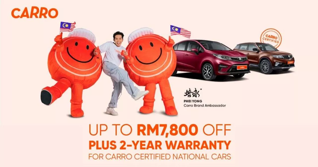 – discounts up to RM7,800 and extra warranty for Proton and Perodua cars!