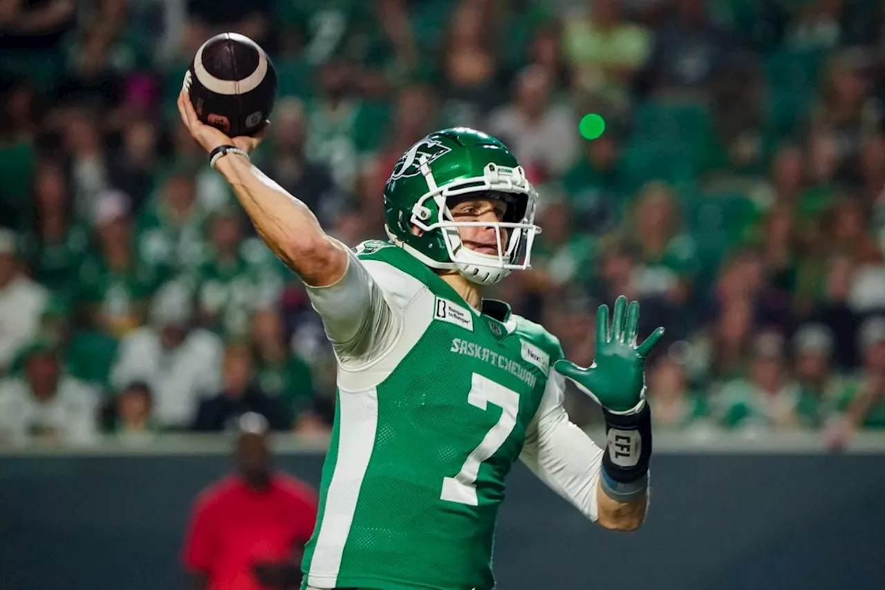 Riders' Harris, Bombers' Ford earn CFL monthly honour roll awards