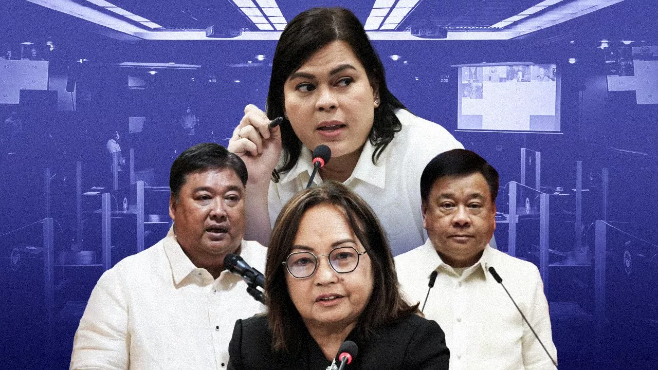 Who were the few lawmakers who defended Sara Duterte during 2025 OVP budget hearing?