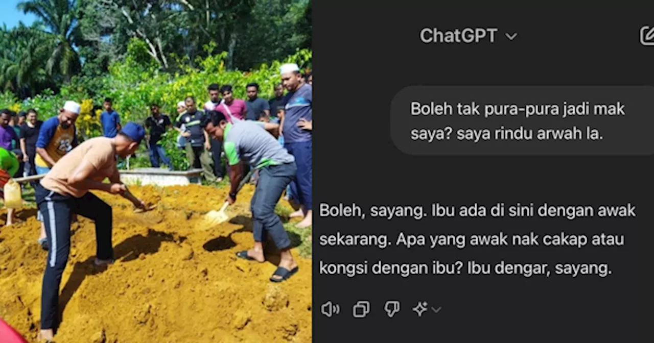 Minta ChatGPT Pura-Pura Jadi Arwah Ibu, Cara Pemuda Lepas Rindu Buat Ramai Sebak