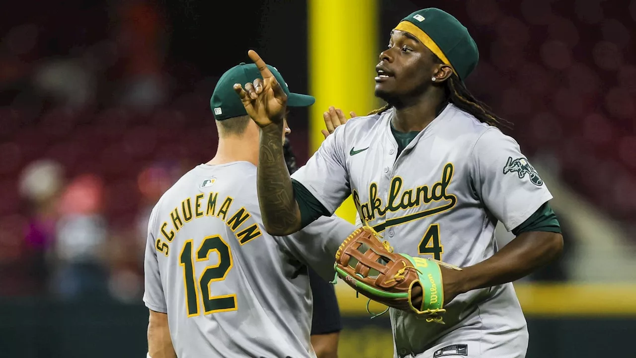 Oakland A's Bust Out the Bats Late, Top Cincinnati Reds