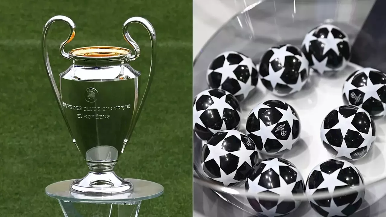 Champions League pots confirmed as Arsenal, Liverpool, Man City and Aston Villa learn possible opponents