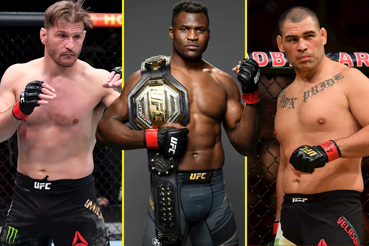 Francis Ngannou reveals heavyweight MMA Mount Rushmore which includes two fighters he has already knocked...